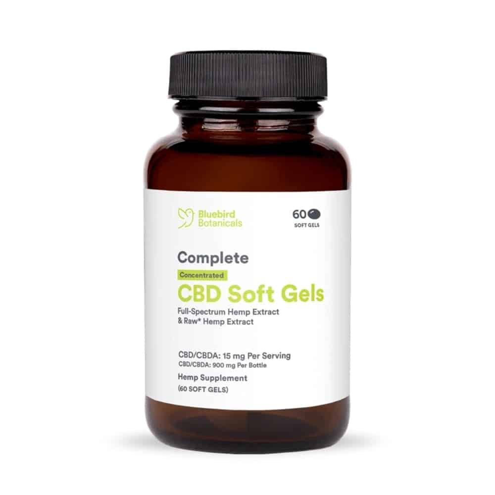 Bluebird Botanicals Classic CBD + CBDA Oil Capsules 