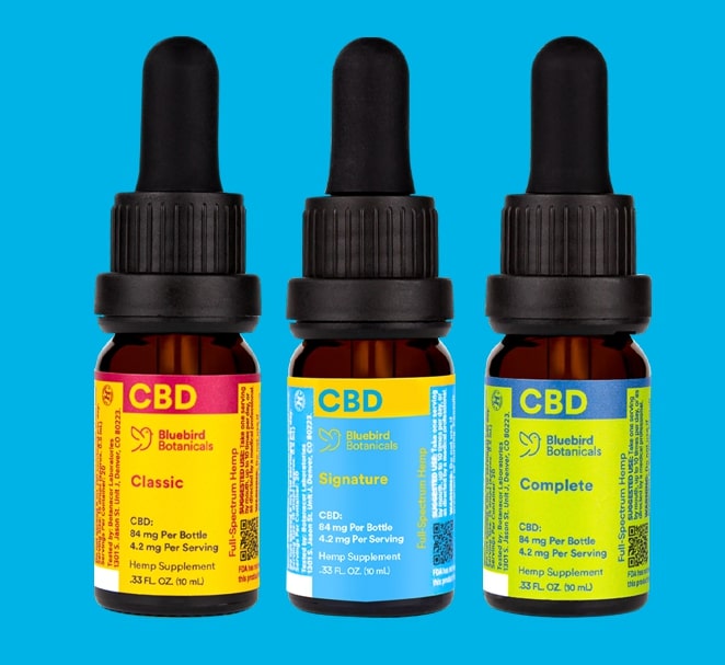 Bluebird Botanicals CBD Oil Sample Pack