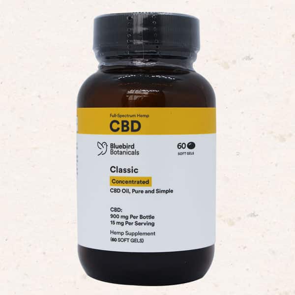 Bluebird Botanicals Classic CBD Oil Capsules