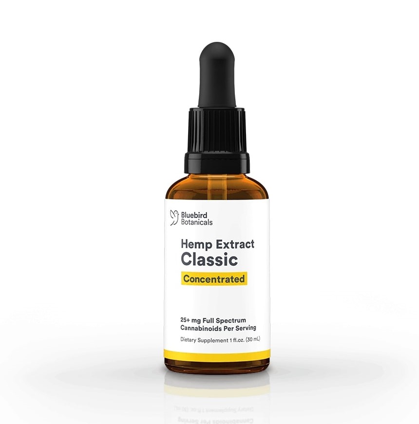 Bluebird Botanicals Extra Strength Classic CBD Oil 