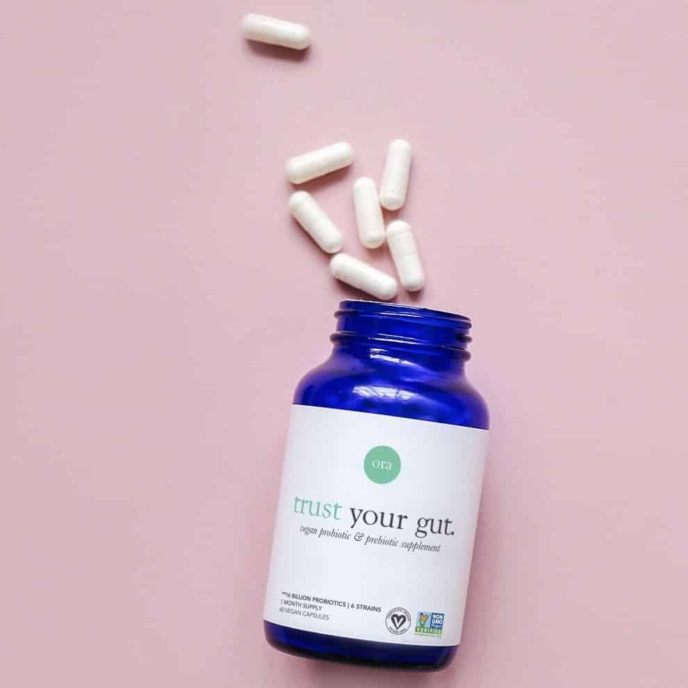 Ora Organic Vegan Probiotics with Prebiotics Capsules