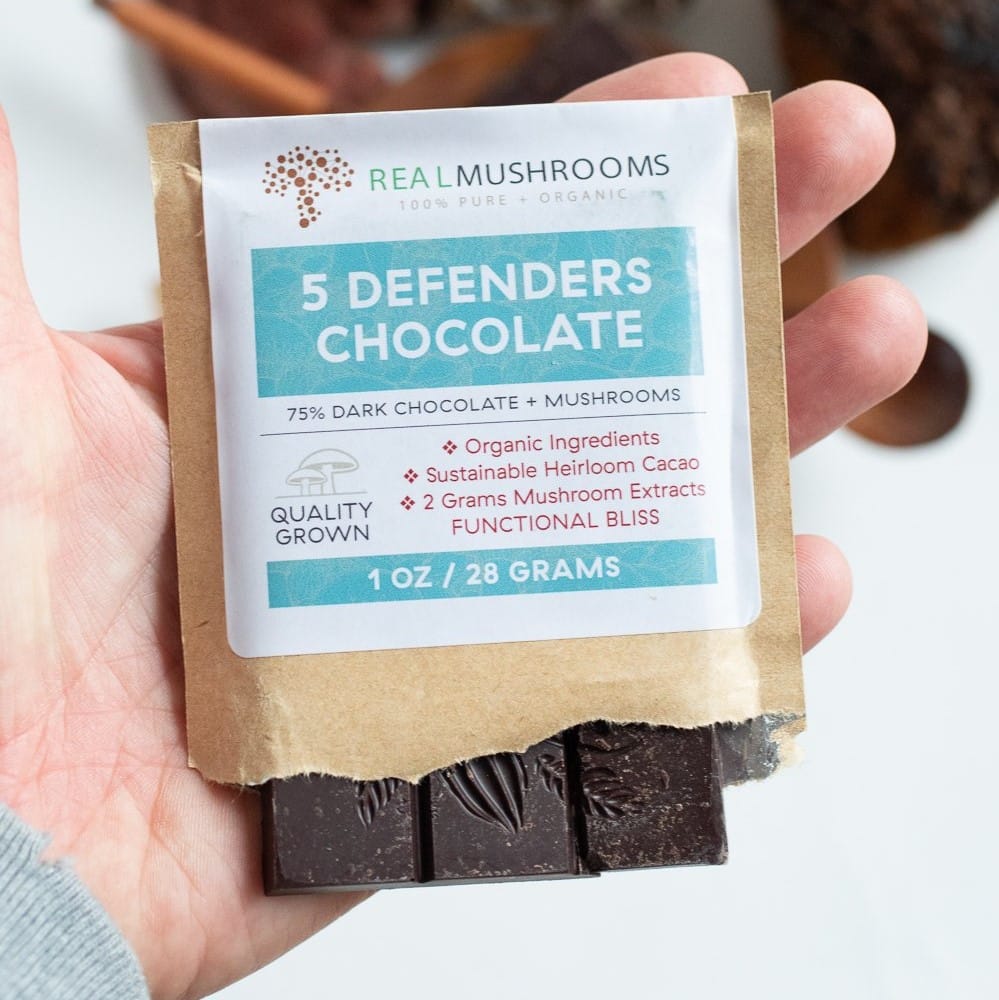 Real Mushrooms 5 Defenders Chocolate Review