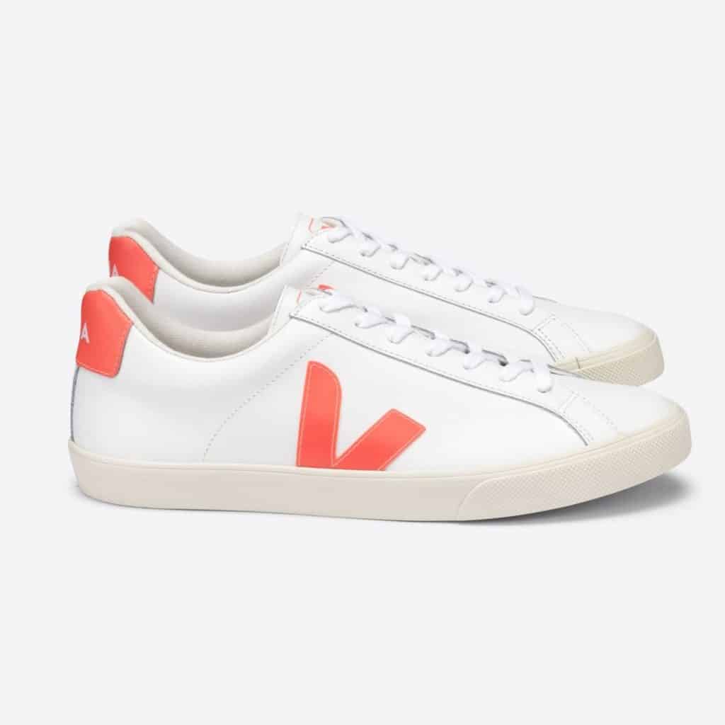 Veja Esplar Leather White Orange-Fluo Review