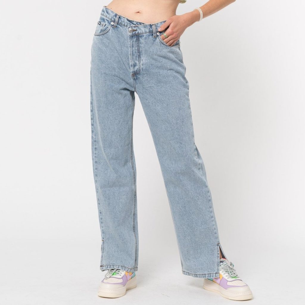 Minga London Asymmetric Straight Leg Denim Jeans Review 