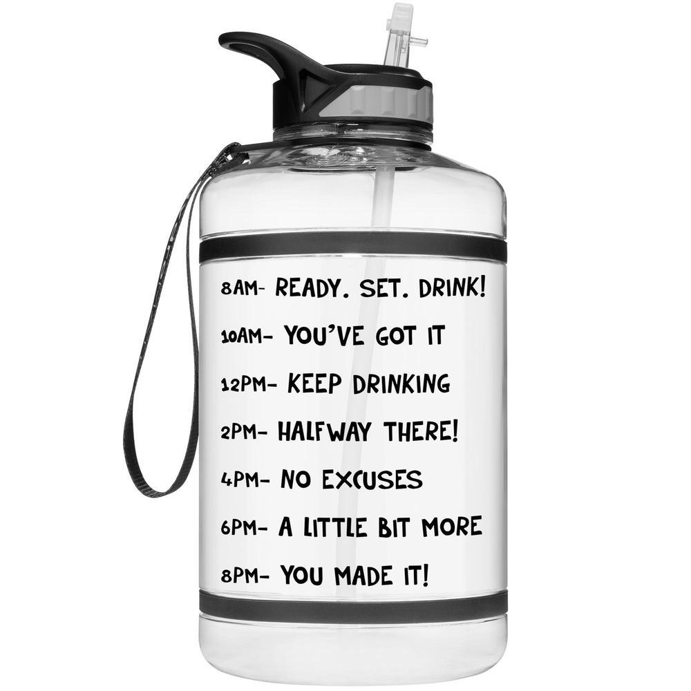 HydroMATE 64 oz Water Bottle with Straw Review 