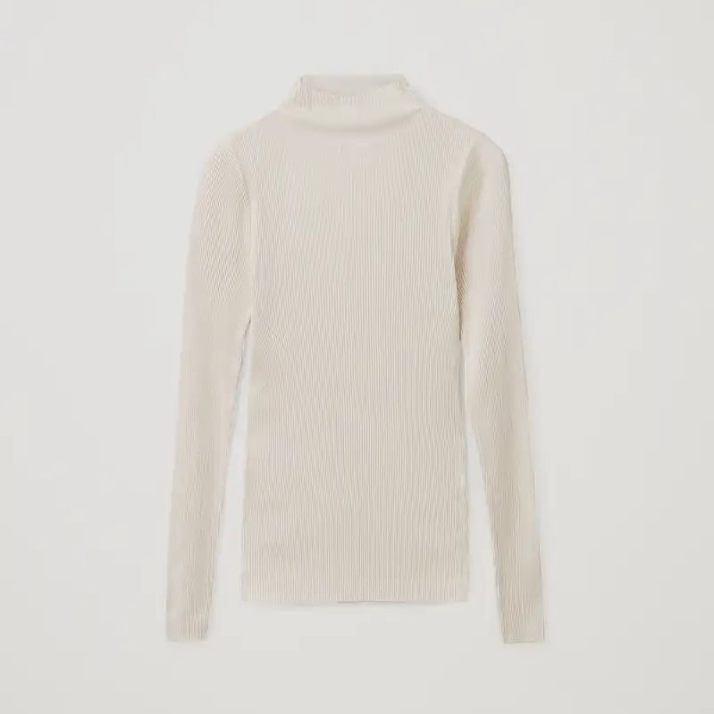 COS Clothing Review 9 COS Ribbed Mock Neck Top Review