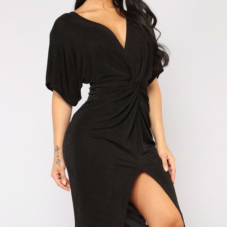 Fashion Nova Full Grown Knot Dress Review