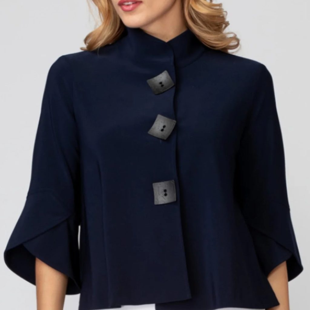 StyleWe Review 6 StyleWe Elegant Stand Collar 3/4 Sleeve Blouse Review