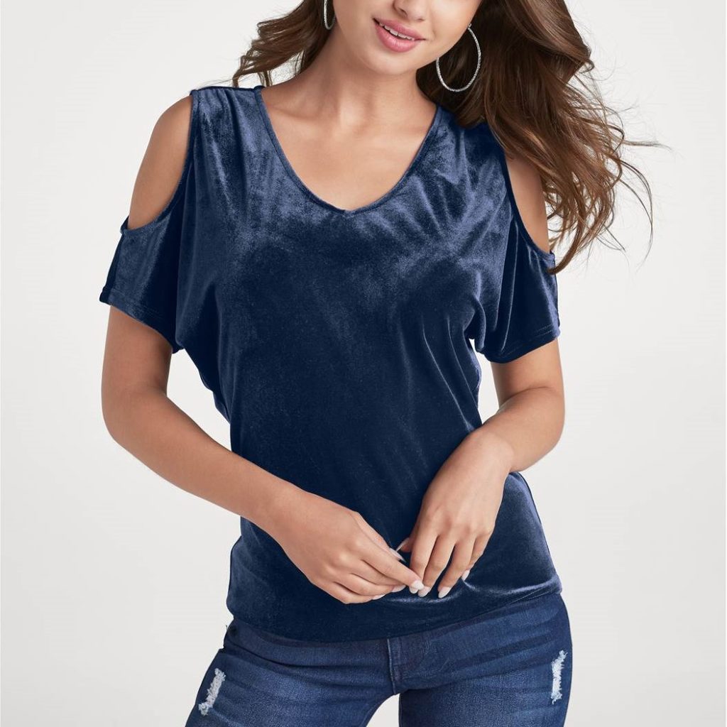 Venus Velvet Cold Shoulder Top Review
