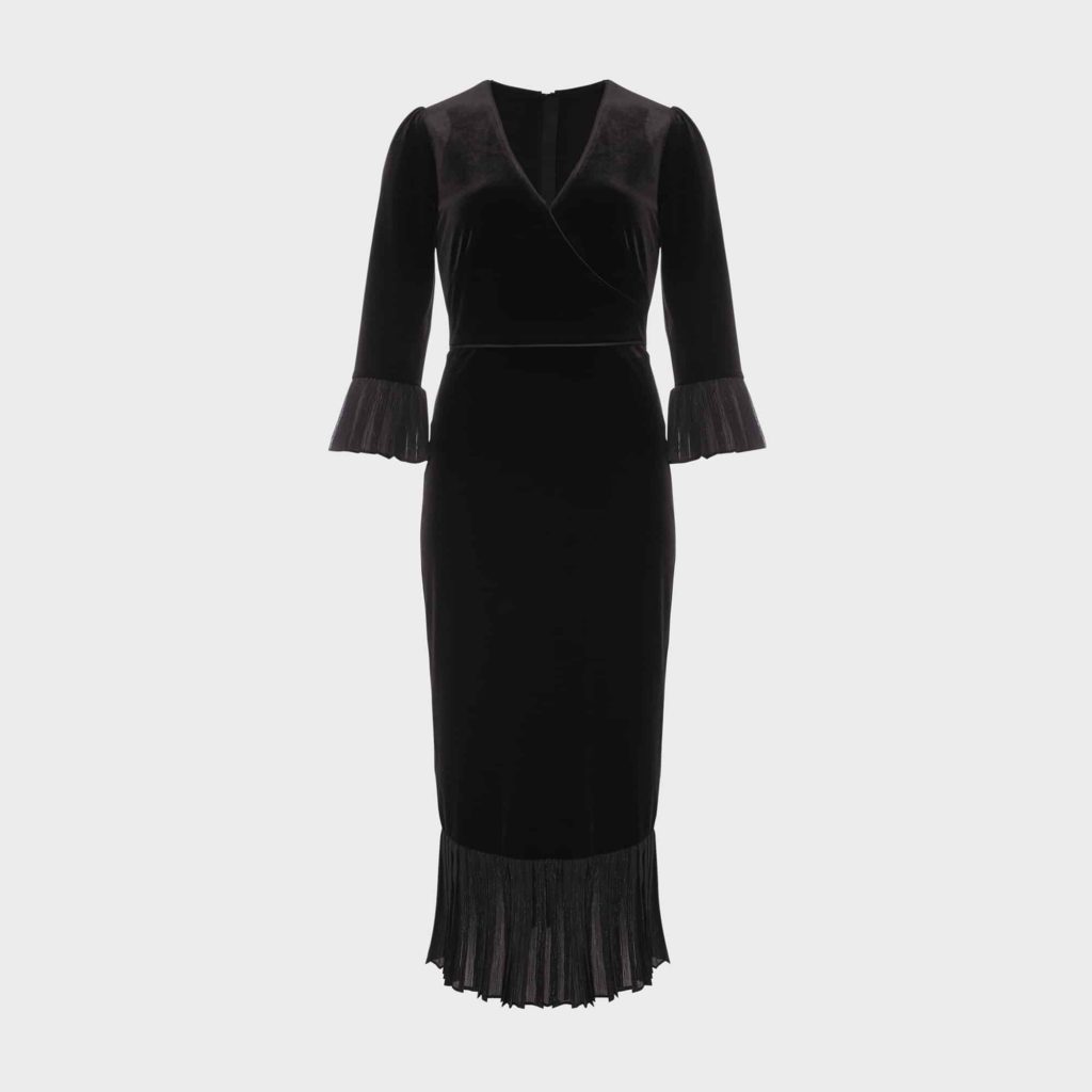 Hobbs Melodie Velvet Shift Dress Review