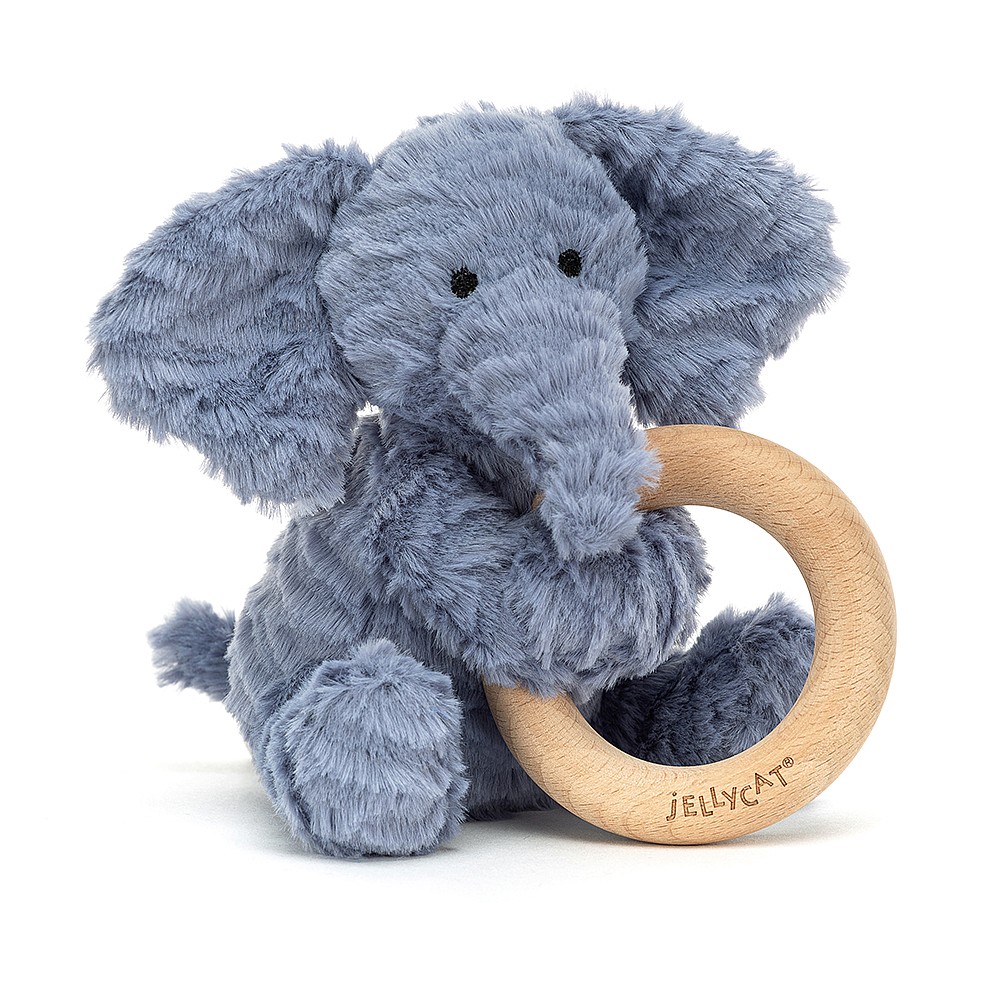 Jellycat Review 6 Jellycat Fuddlewuddle Elephant Wooden Ring Toy Review