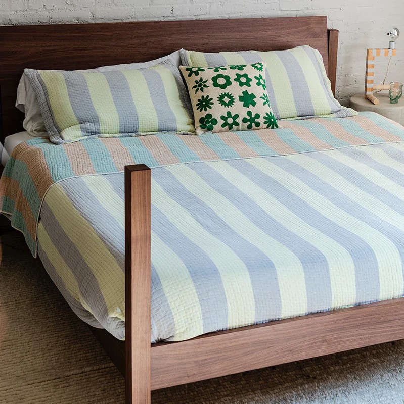 Dusen Dusen Bedding Cool Stripe Coverlet Review 