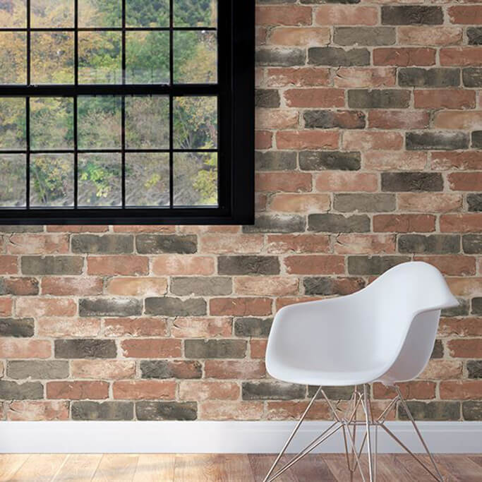 Wall Pops Review 5 Wall Pops Newport Reclaimed Brick Peel And Stick Wallpaper Review