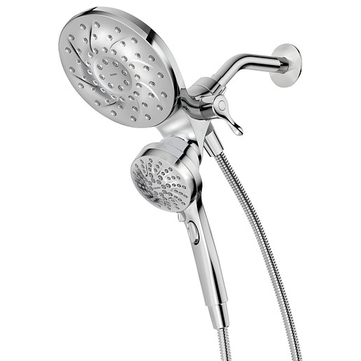Moen Engage Chrome Six-Function 6 1/2" Diameter Standard Spray Head With Handheld Shower Review