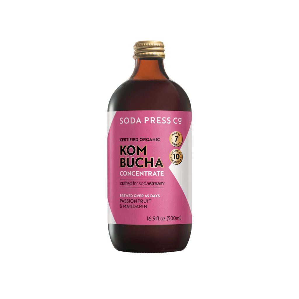 SodaStream Passion Fruit Mandarin Kombucha Flavor Review