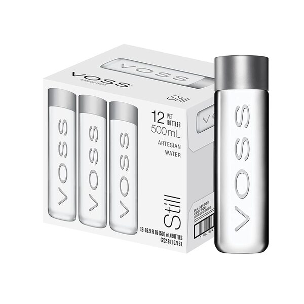 10 Best Bottled Water Brands 11 Voss Still Premium Naturally Pure Water Pet Plastic Bottles for On-The-Go Hydration, 16.91 Fl Oz, Pack of 12