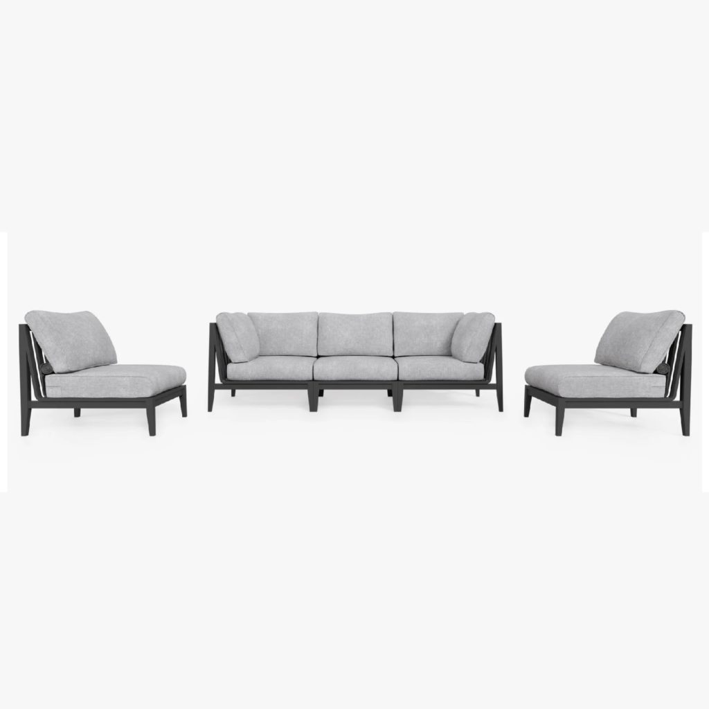 10 Best Modular Outdoor Furniture Sets 8 Outer Charcoal Aluminum Outdoor Sofa - 5 Seat
https://liveouter.com/products/aluminum-outdoor-sofa-with-armless-chairs-five-seat/pacific-fog-gray
