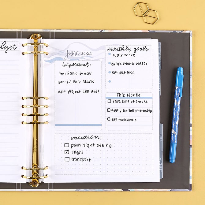 Erin Condren Planner Binder Review